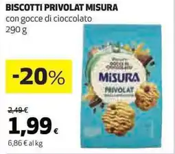 Ipercoop Biscotti privolat MISURA offerta