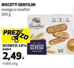 Ipercoop BISCOTTI GENTILINI osvego o novellini offerta