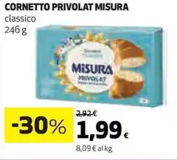 Ipercoop Cornetto privolat MISURA offerta