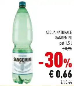Conad Acqua naturale SANGEMINI offerta