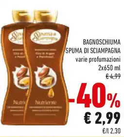 Conad Bagnoschiuma SPUMA DI SCIAMPAGNA offerta