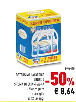 Conad Detersivo lavatrice liquido SPUMA DI SCIAMPAGNA offerta
