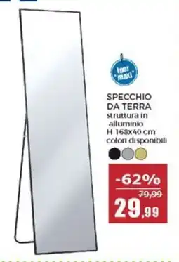 Happy Casa Specchio da terra offerta