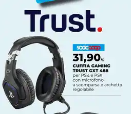 Ipercoop Cuffia gaming TRUST GXT 488 offerta
