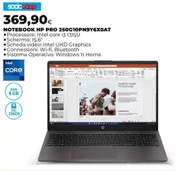 Ipercoop Notebook HP PRO 250G10PN9Y6X0AT offerta
