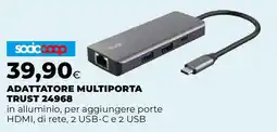 Ipercoop Adattatore multiporta TRUST 24968 offerta