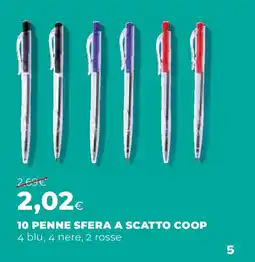 Ipercoop 10 penne sfera a scatto COOP offerta