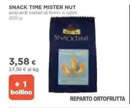 Ipercoop Snack time mister nut offerta