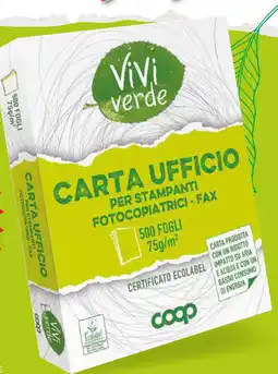 Ipercoop Risma viviverde coop formato A4 offerta