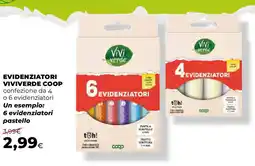 Ipercoop Evidenziatori VIVIVERDE COOP offerta