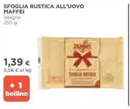 Ipercoop Sfoglia rustica all'uovo MAFFEI offerta