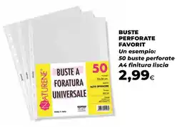 Ipercoop Buste perforate FAVORIT offerta