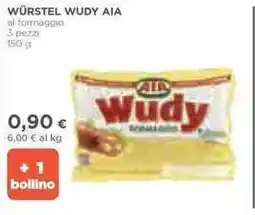 Ipercoop Würstel wudy AIA offerta