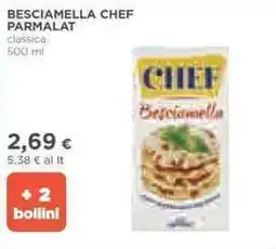 Ipercoop Besciamella chef PARMALAT offerta