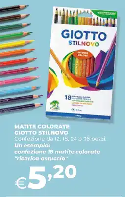 Ipercoop Matite colorate giotto stilnovo offerta