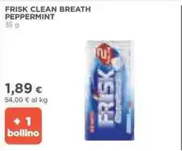 Ipercoop Frisk clean breath peppermint offerta