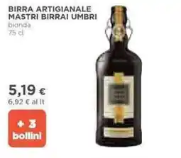 Ipercoop Birra artigianale mastri birrai umbri offerta