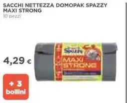 Ipercoop Sacchi nettezza domopak spazzy maxi strong offerta