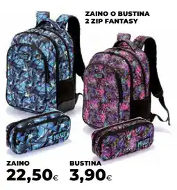 Ipercoop Bustina 2 zip fantasy offerta
