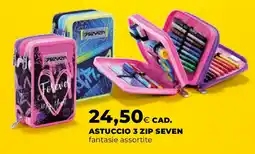 Ipercoop Astuccio 3 zip SEVEN offerta
