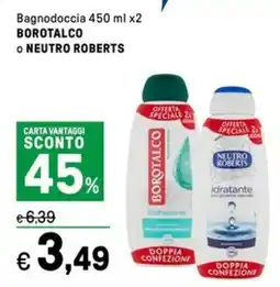 Iper La Grande Bagnodoccia BOROTALCO o NEUTRO ROBERTS offerta