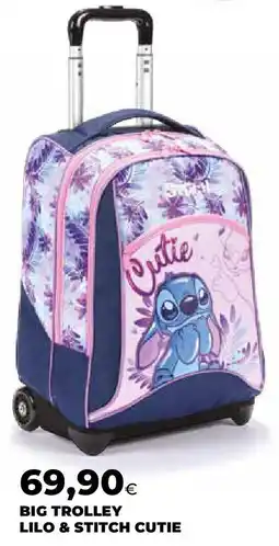 Ipercoop Big trolley lilo & stitch cutie offerta