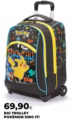 Ipercoop Big trolley pokémon sing it! offerta