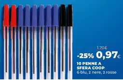 Ipercoop 10 penne a sfera COOP offerta