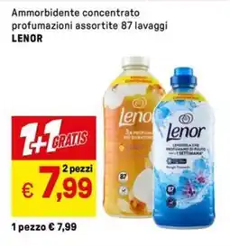 Iper La Grande Ammorbidente concentrato profumazioni assortite 87 lavaggi LENOR offerta