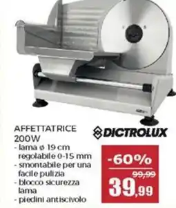 Happy Casa Affettatrice 200W DICTROLUX offerta