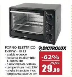 Happy Casa Forno elettrico DICTROLUX offerta