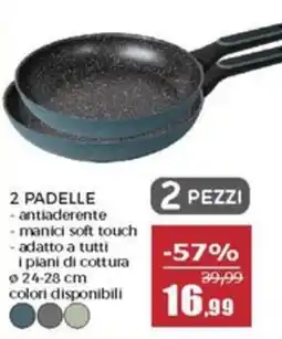 Happy Casa 2 padelle 2 pezzi offerta