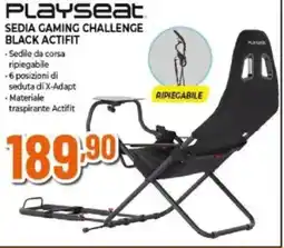 Expert Sedia gaming challenge black actifit offerta