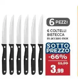 Happy Casa 6 coltelli bistecca offerta