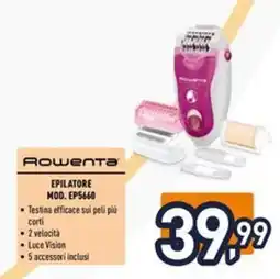 Iper La Grande Rowenta EPILATORE MOD. EP5660 offerta