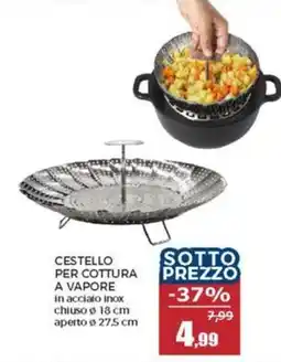 Happy Casa Cestello per cottura a vapore offerta