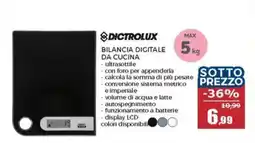 Happy Casa Dictrolux bilancia digitale da cucina offerta