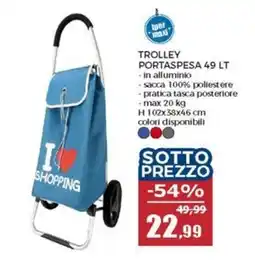 Happy Casa Trolley portaspesa offerta