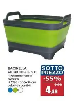 Happy Casa Bacinella richiudibile offerta