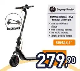 Iper La Grande Segway-Ninebot MONOPATTINO ELETTRICO NINEBOT E2 PLUS E II offerta