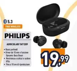Iper La Grande PHILIPS AURICOLARI TAT 1209 offerta