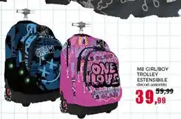 Happy Casa M8 girl/boy trolley estensibile offerta
