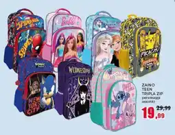 Happy Casa Zaino teen tripla zip offerta