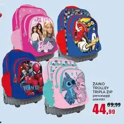 Happy Casa Zaino trolley tripla zip offerta