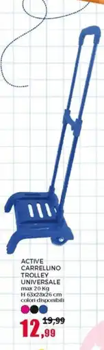 Happy Casa Active carrellino trolley universale offerta