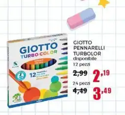 Happy Casa Giotto pennarelli turbolor GIOTTO offerta
