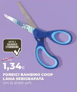 Extracoop Forbici bambino coop lama serigrafata offerta