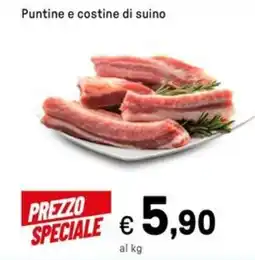 Iper La Grande Puntine e costine di suino offerta