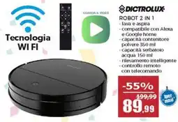 Happy Casa Dictrolux robot 2 in 1 offerta