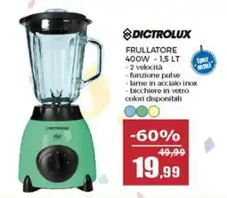 Happy Casa Dictrolux frullatore 400W offerta